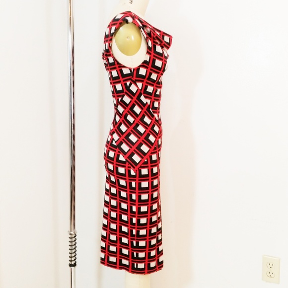 Diane von Furstenberg Dress Jovana Hutong Plaid - Picture 5 of 8